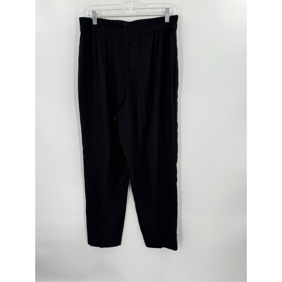 Vintage F Stop Black 2 Piece Outfit V Neck Short Sleeve Top Cropped Pants LARGE - Picture 9 of 14